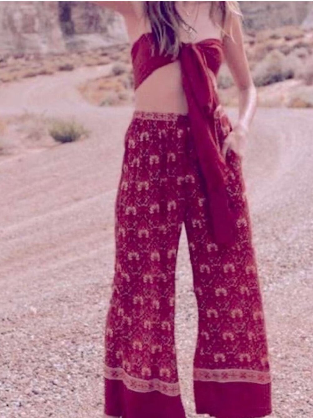 Spell & The Gypsy Collective Jewel Palazzo Pants - Copper - Medium - Picture 4 of 16